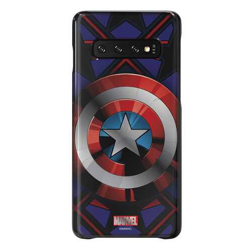 Чехол Samsung для S10 Captain America Blue/Red/White в Благо