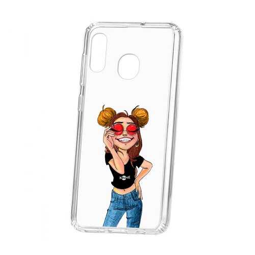 Чехол Samsung Galaxy A20 Kruche Print Smiling в Благо