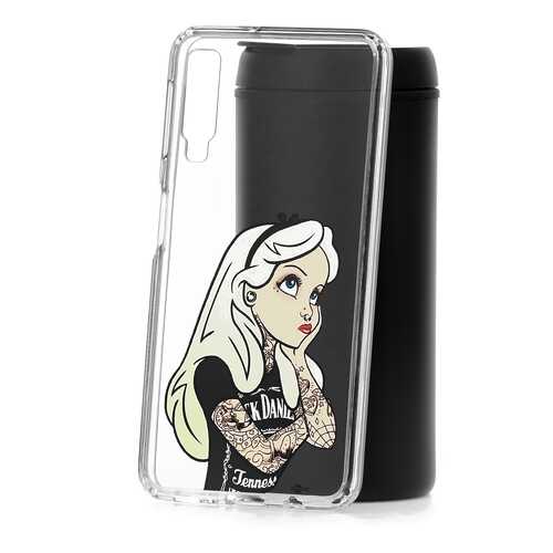 Чехол Samsung Galaxy A7 (2018) A750 Kruche Print Tattoo Girl в Благо
