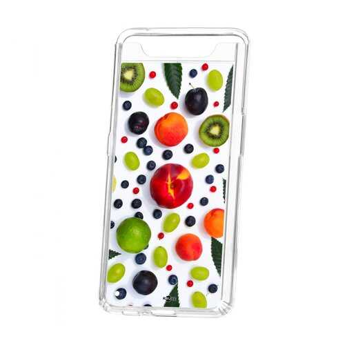 Чехол Samsung Galaxy A80 Kruche Print Fruits в Благо