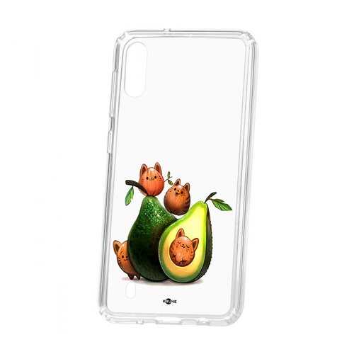 Чехол Samsung Galaxy M10 Kruche Print Авокотики в Благо
