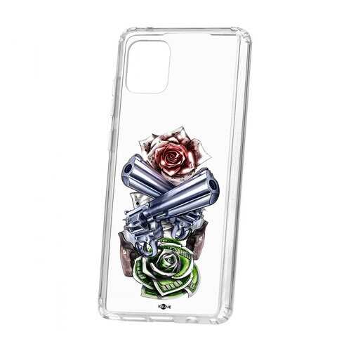 Чехол Samsung Galaxy Note 10 Lite Kruche Print Карты деньги 2 ствола в Благо