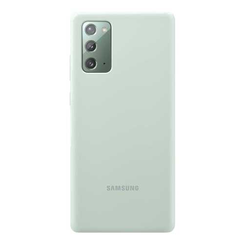 Чехол Samsung Silicone Cover для Samsung Note 20 Mint в Благо