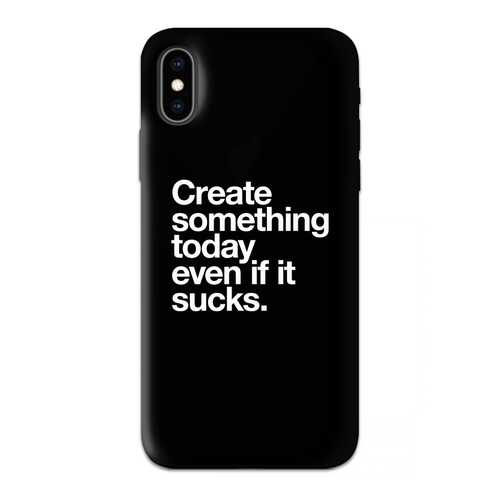 Чехол СМАКС Create something today для Apple iPhone X в Благо