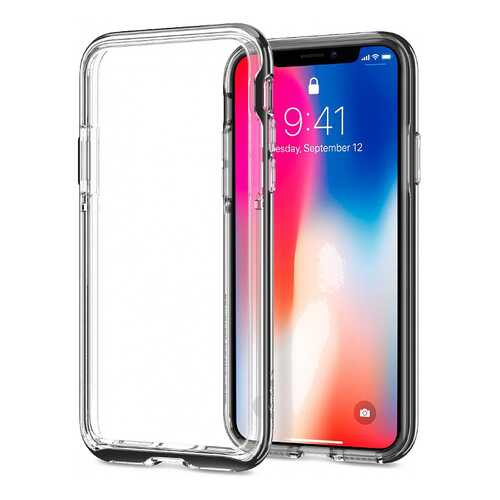 Чехол Spigen Neo Hybrid EX (057CS22684) для Apple iPhone X (Chrome Grey) в Благо