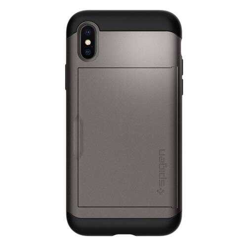 Чехол Spigen Slim Armor CS для Apple iPhone X Gunmetal в Благо