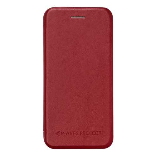 Чехол Waves Protect кожаный для iPhone 7 Plus, 8 Plus red в Благо