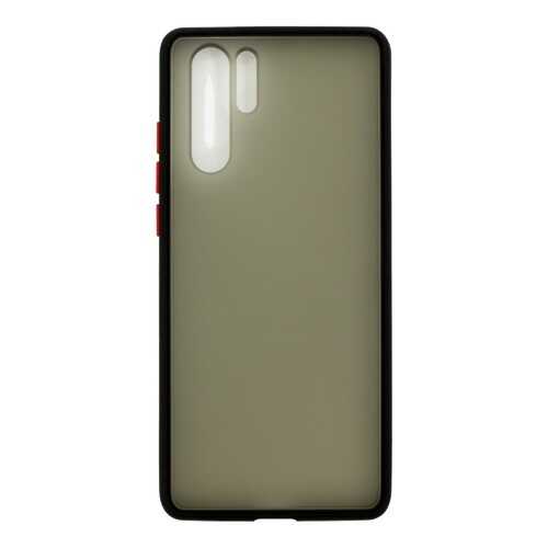 Чехол Zibelino Plastic Matte для Huawei P30 Pro (черная окантовка) в Благо