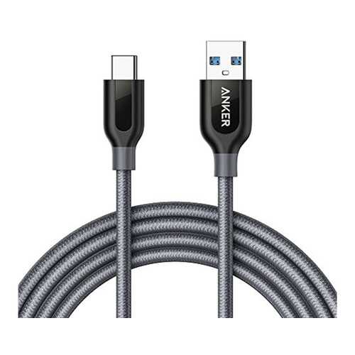 Кабель Anker Powerline Type-C 0,9м Grey (A8168HA1) в Благо