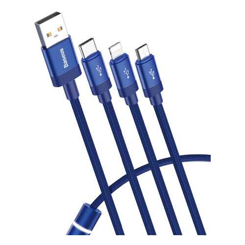 Кабель Baseus Data Faction Lightning 1.2m Blue в Благо