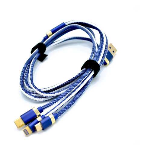 Кабель Innovation Lux 3 в 1 1.2м Blue (2A) в Благо