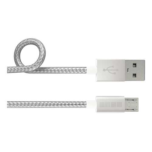 Кабель InterStep microUSB 1м Silver в Благо