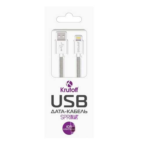 Кабель Krutoff Spring Lightning 1м White в Благо
