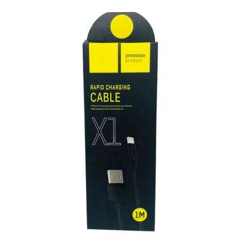 Кабель NoName X1 USB - Lighting 1м Black в Благо