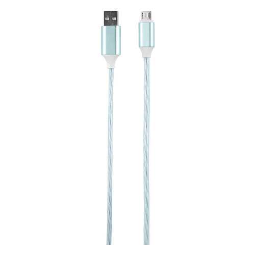 Кабель Red Line LED microUSB Blue в Благо