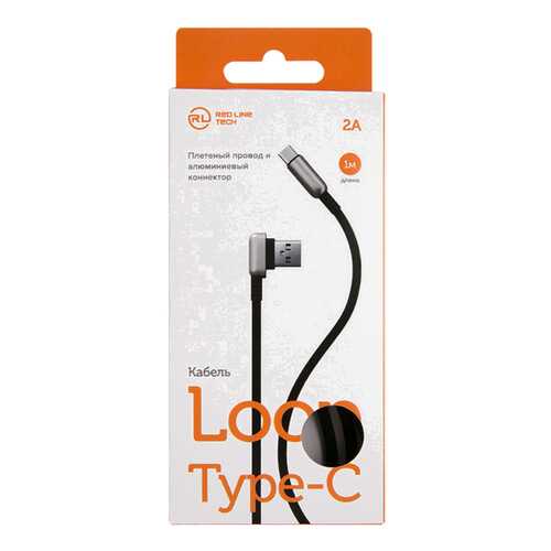 Кабель Red Line Loop USB - Type-C, Black в Благо