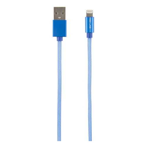Кабель Red Line USB - 8-pin MFI fishnet, круглый, Blue в Благо