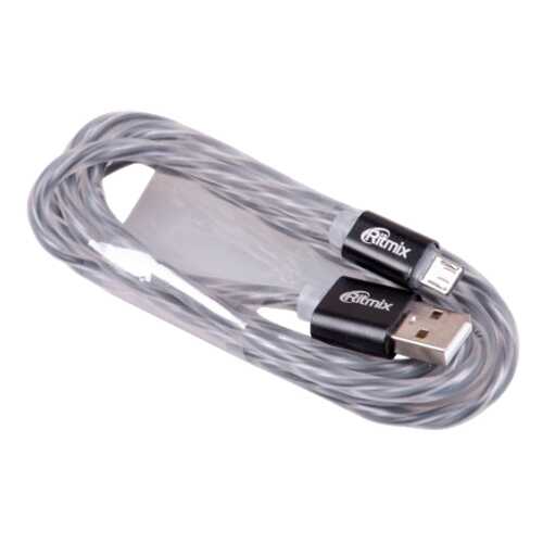 Кабель Ritmix microUSB 1м Grey в Благо