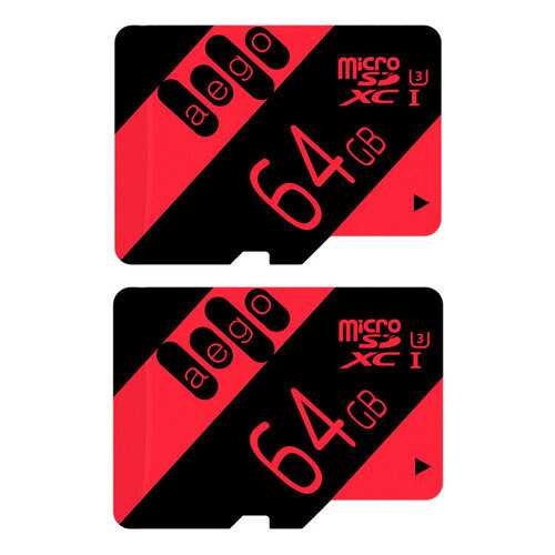 Карта памяти AEGO microSDHC Class 10 U3 64GB 2шт в Благо