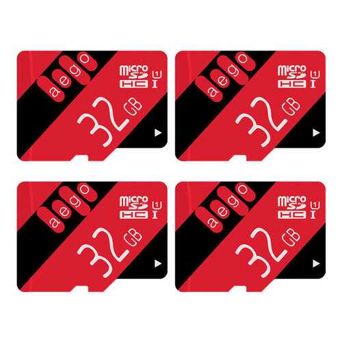 Карта памяти AEGO microSDHC U1 Class 10 32GB 4шт в Благо