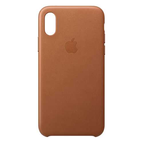 Кейс для iPhone Apple Leather XS кожаный коричневый MRWP2ZM/A в Благо