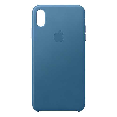 Кейс для iPhone Apple Leather XS Max кожаный синий MTEW2ZM/A в Благо