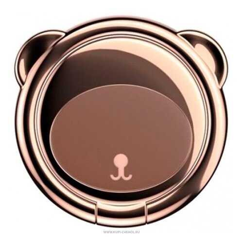 Кольцо-держатель для смартфона Baseus Bear Brown в Благо