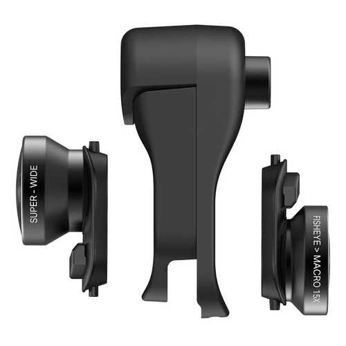 Комлект объективов для смартфона Olloclip Fisheye + Super-Wide + Macro для iPhone XS Max в Благо