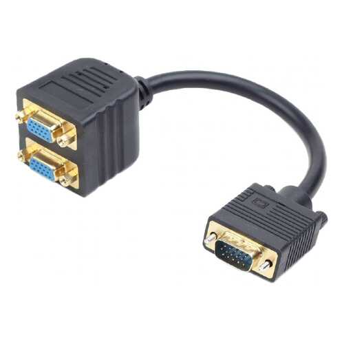 Переходник Gembird VGA на 2 порта CC-VGAX2-20CM VGAHD15M-2*15F в Благо