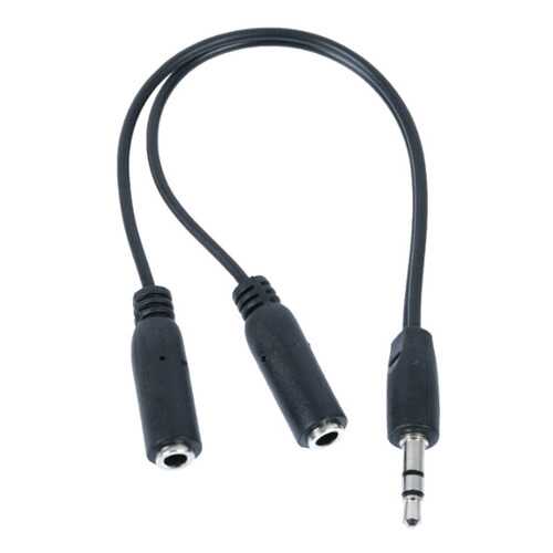 Разветвитель для наушников OLTO AC-150 black 3,5 mm stereo audio - 2x 3,5 mm stereo audio в Благо