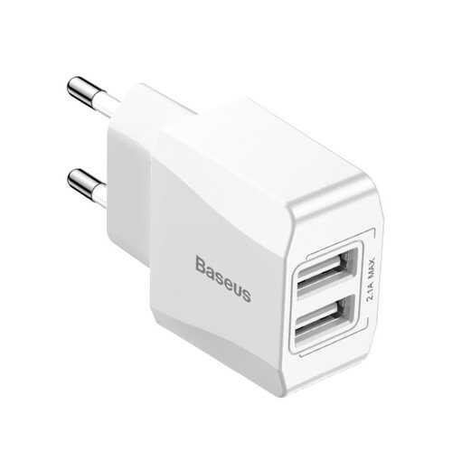 Сетевое зарядное устройство Baseus Mini 2USB 2.1A White в Благо