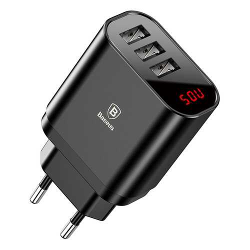 Сетевое зарядное устройство Baseus Mirror Lake 3 USB 3,4A EU Black в Благо