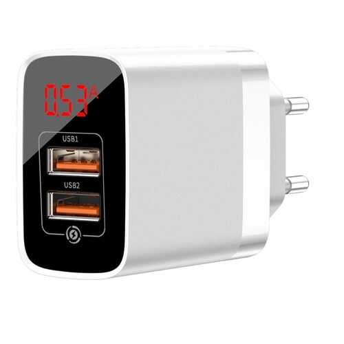 Сетевое зарядное устройство Baseus Mirror Lake Travel 18W White в Благо