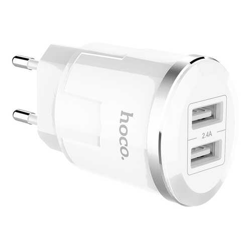 Сетевое зарядное устройство Hoco C38A Thunder Power 2 USB 2,4A White в Благо