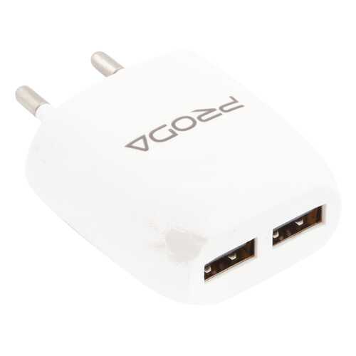 Сетевое зарядное устройство PRODA Wall Charger RP-U21 2 USB 2,1А White в Благо