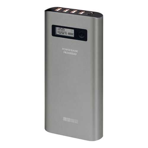 Внешний аккумулятор InterStep PB240004U 24000 мА/ч (IS-AK-PB244USPG-000B20) Silver в Благо