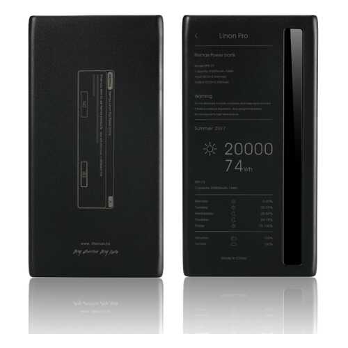 Внешний аккумулятор Remax Linon RPP-73 20000 мА/ч Black в Благо