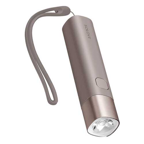 Внешний аккумулятор SOLOVE X3s Portable Flashlight Power Bank Grey в Благо