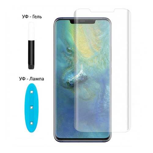 Защитное стекло Epik Nanoscarle Light full glue c УФ лампой для Huawei Mate 20 Pro в Благо