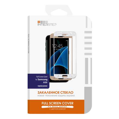 Защитное стекло InterStep для Samsung Galaxy A30 Black в Благо
