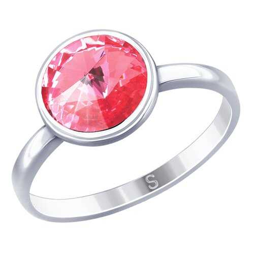 Кольцо женское SOKOLOV из серебра с кристаллом Swarovski 94012601 р.20.5 в Благо