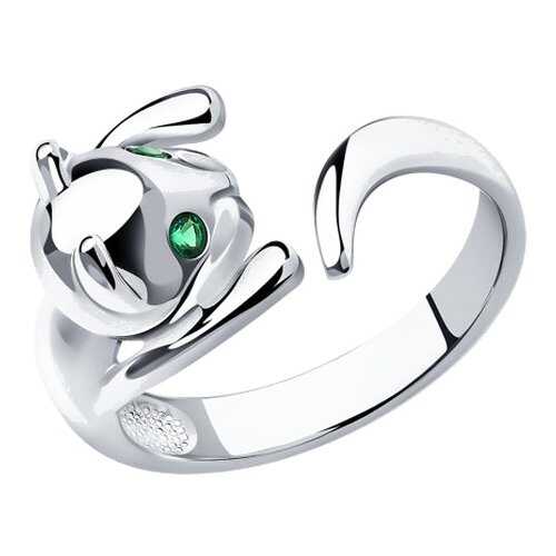 Серебряное кольцо женское «Котёнок» SOKOLOV 94011327 р.17 в Благо