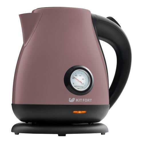 Чайник электрический Kitfort КТ-642-4 Black/Brown в Благо