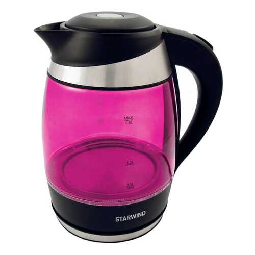 Чайник электрический StarWind SKG2214 Black/Pink в Благо