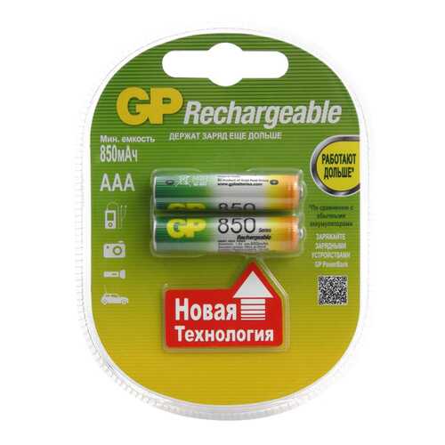 Аккумуляторная батарея GP Batteries 85AAAHC 2 шт в Благо