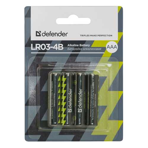 Батарейка Defender LR03-4B 4 шт в Благо