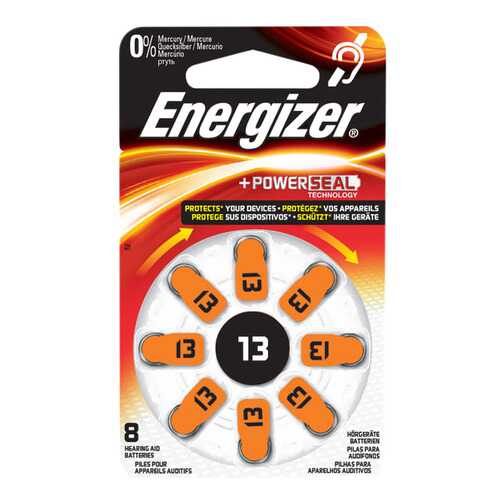 Батарейка Energizer Hearing Zinc Air 13 DP-8 8 шт в Благо