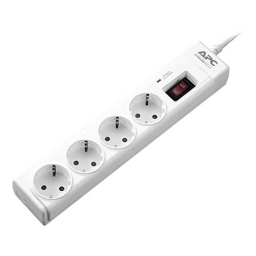 Сетевой фильтр APC P43-RS, 4 розетки, 1 м, White в Благо