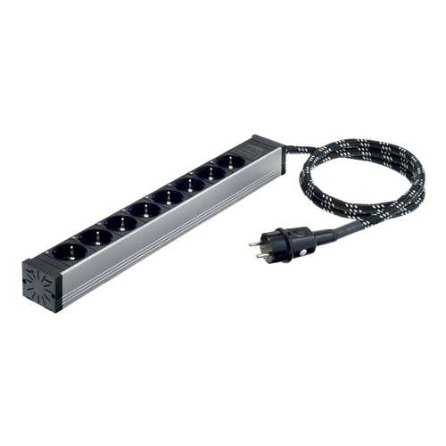 Сетевой фильтр In-Akustik AC-2502-P8, 8 розеток, 1,5 м, Silver/Black в Благо