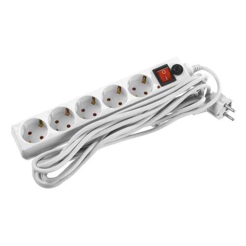 Сетевой фильтр STAYER Master 55066-3, 5 розеток, 5 м, White в Благо